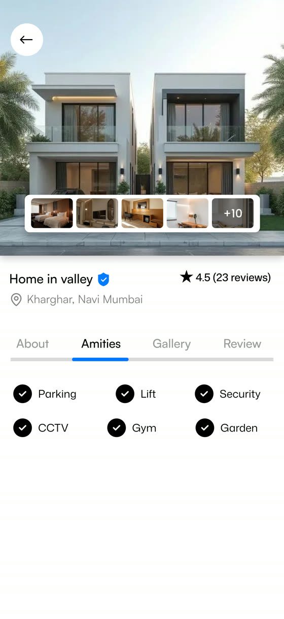 Hommigo app short stay booking requests screen